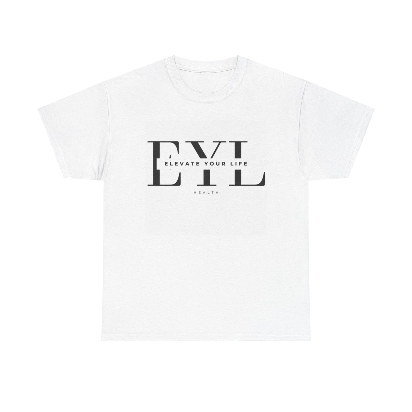 Elevate Your Life Unisex Heavy Cotton Tee - Health & Wellness Graphic T-Shirt